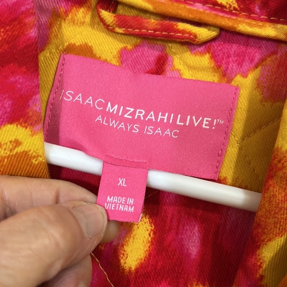 Isaac Mizrahi Live! 3/4 100% cotton quilted jacket. Size XL - Picture 2 of 9